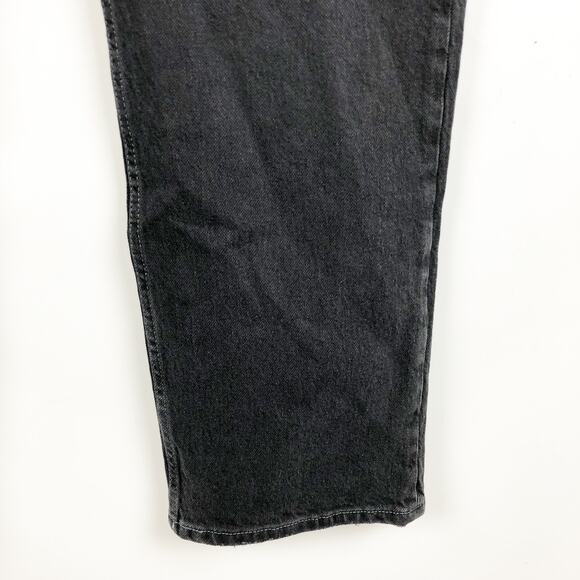 RAILS Womens The Topanga Straight Leg Jeans 31 US 12 Black Stretch High Rise NWT - Picture 4 of 10